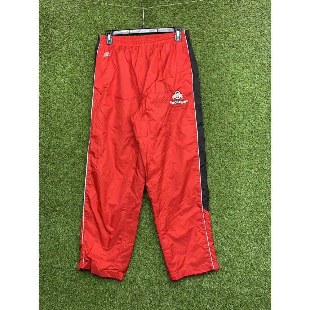 Vintage Ohio State Buckeyes Sweatpants Starter Mens Large Nylon NCAA Joggers